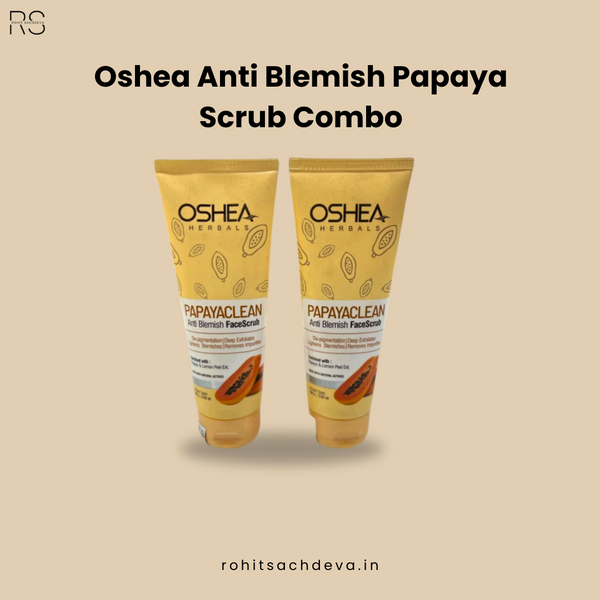 Oshea Anti Blemish Papaya Scrub Combo