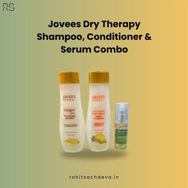 Jovees Dry Therapy Shampoo, Conditioner & Serum Combo