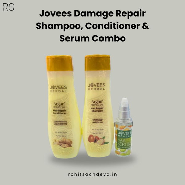 Jovees Damage Repair Shampoo, Conditioner & Serum Combo