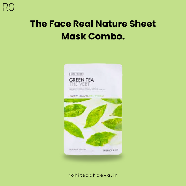 The Face Real Nature Sheet Mask Combo.