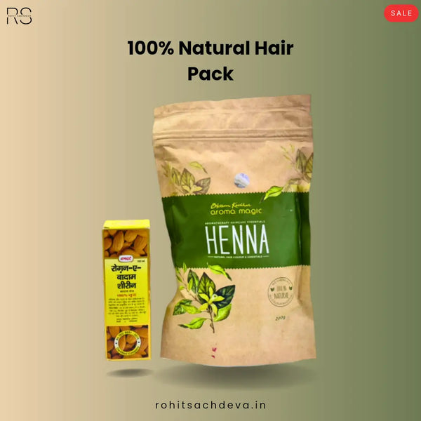 100% Natural Hair Color Pack