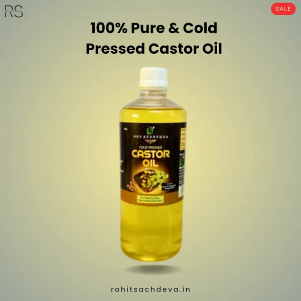 100% Pure & Cold Pressed Castor Oil