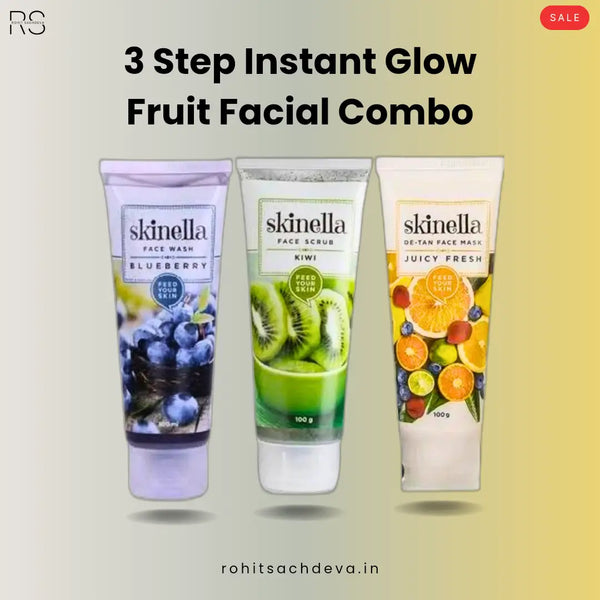 3 Step Instant Glow Fruit Facial Combo