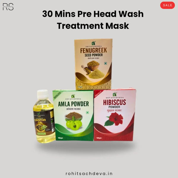 30 Mins Pre Head Wash Treatment Mask