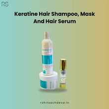 Keratine Hair Shampoo, Mask and Hair Serum