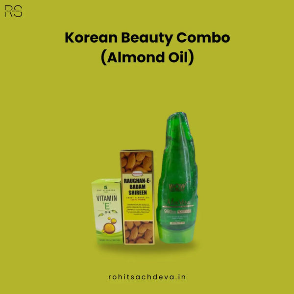 Korean Beauty Combo (Almond Oil)