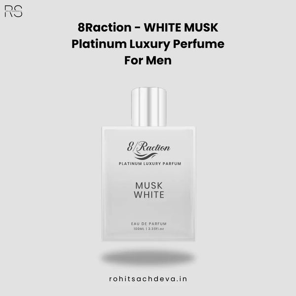 8Raction - MUSK WHITE Platinum Luxury Perfume for Men