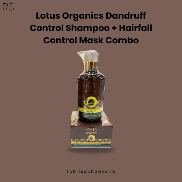 Lotus Organics Dandruff Control Shampoo + Hairfall Control Mask Combo