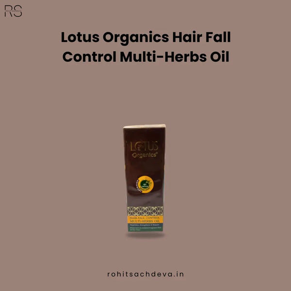Lotus Organics Hair Fall Control Multi-Herbs Oil