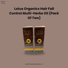 Lotus Organics Hair Fall Control Multi-Herbs Oil (Pack of Two)