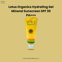 Lotus Organics Hydrating Gel Mineral Sunscreen SPF 30 PA+++