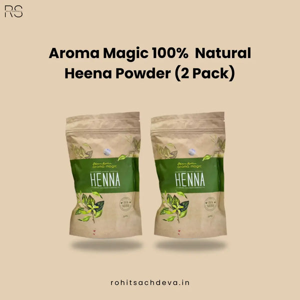 Aroma magic 100% Natural Heena Powder(Pack of 2)