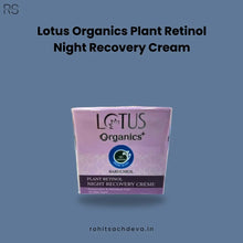Lotus Organics Plant Retinol Night Recovery Cream