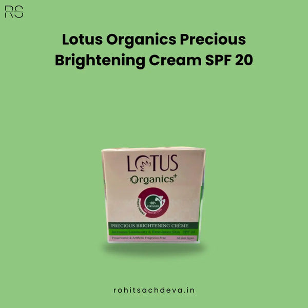 Lotus Organics Precious Brightening Cream SPF 20