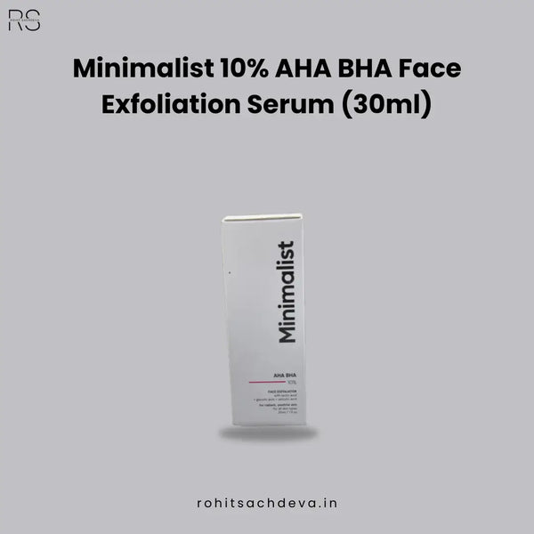 Minimalist 10% AHA BHA Face Exfoliation Serum (30ml)