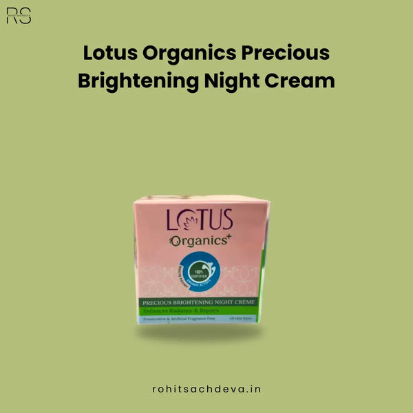 Lotus Organics Precious Brightening Night Cream