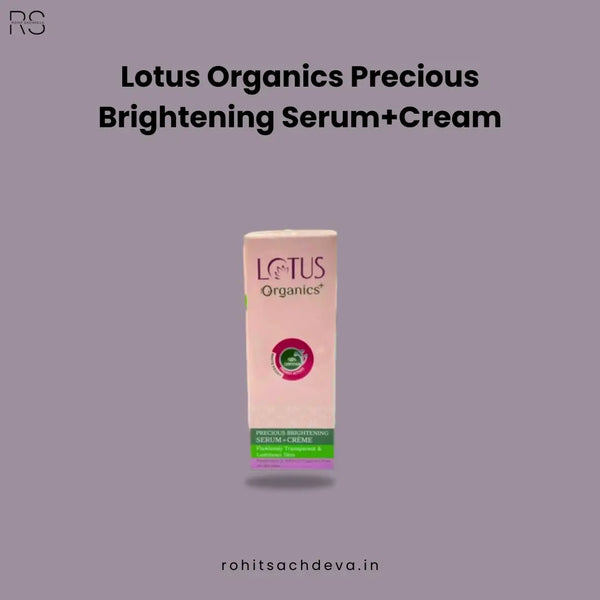 Lotus Organics Precious Brightening Serum+Cream