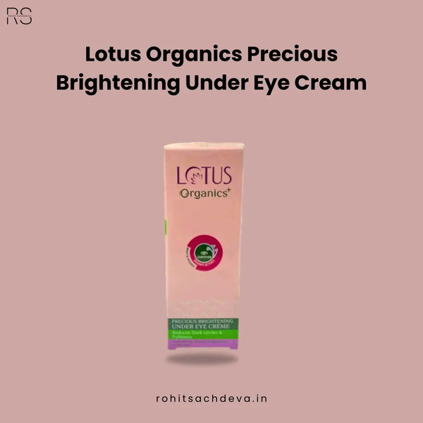 Lotus Organics Precious Brightening Under Eye Cream