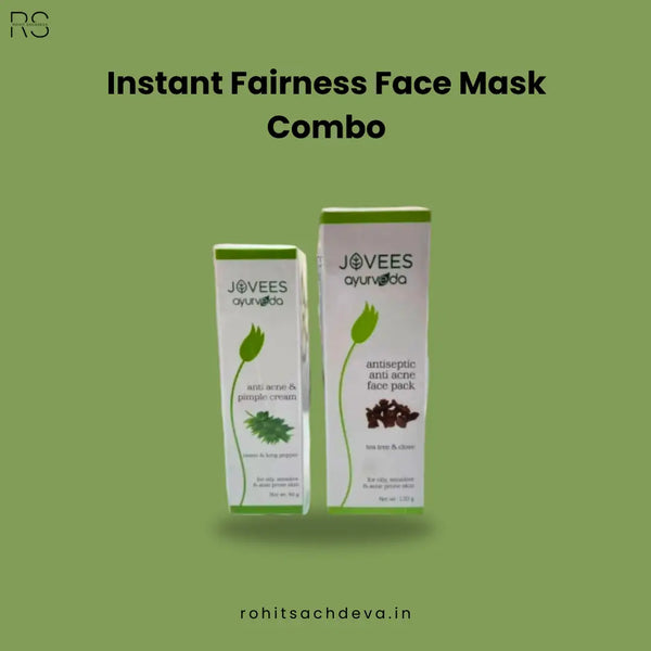 Jovees Anti Acne Cream & Face Pack Combo