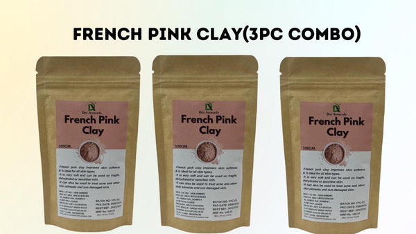 French Pink Clay 3pc Combo