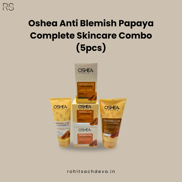 Oshea Anti Blemish Papaya Complete Skincare Combo (5pcs)