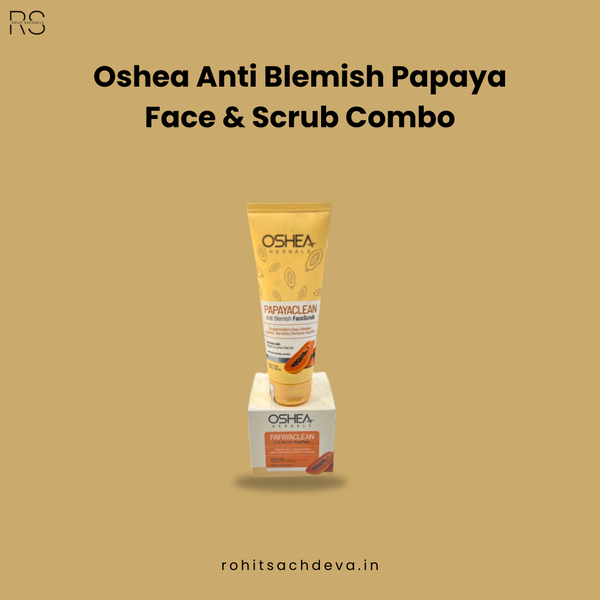 Oshea Anti Blemish Papaya Face & Scrub Combo