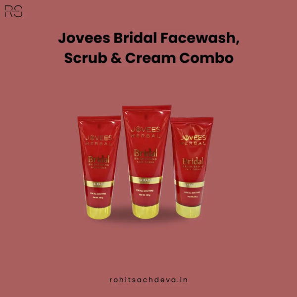 Jovees Bridal Facewash, Scrub & Cream Combo