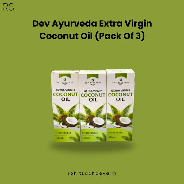 Dev Ayurveda Extra Virgin Coconut Oil (Pack of 3)