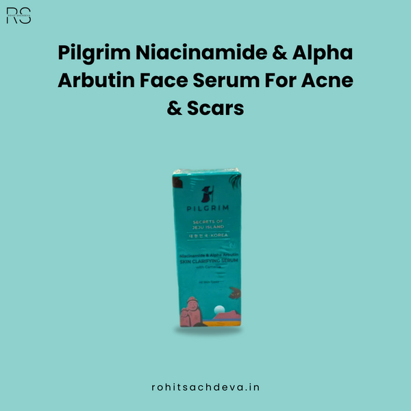 Pilgrim Niacinamide & Alpha Arbutin Face Serum for Acne & Scars