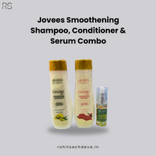 Jovees Smoothening Shampoo, Conditioner & Serum Combo